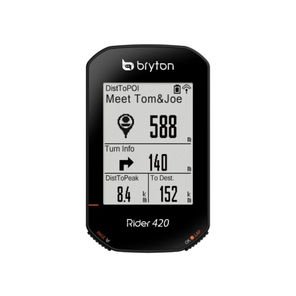 מחשבון רכיבה לאופניים Bryton Rider 420